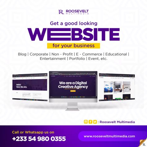 Website Promotion Poster, Web Development Poster Design, Website Ads Creative Advertising, Graphic Design Services Flyer, Website Development Creative Ads, Web Development Creative Ads, Website Development Post, Website Design Ads, Web Design Flyer