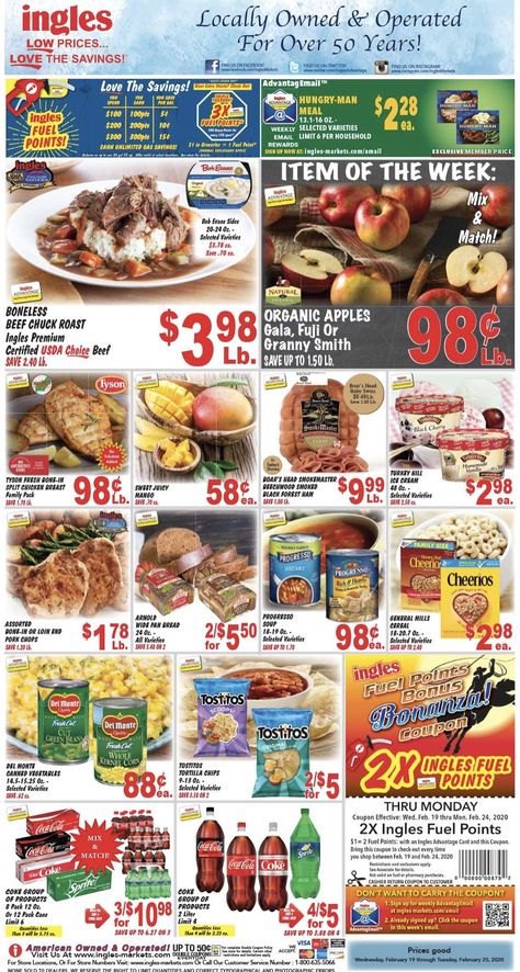 Ingles Weekly (2/19/20 - 2/25/20) Ad Preview Grocery Ads, Sales Ads, Weekly Ads, Digital Coupons, Weekly Specials, Printable Coupons, Get Ready, Toys, Cake