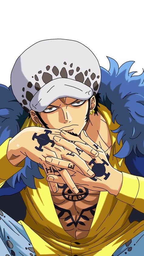 Law One Piece Reference, Law One Piece Fanart, Trafalgar Law Tattoo, Law Op, Law Trafalgar, Trafalgar Law Wallpapers, Law One Piece, Doflamingo Wallpaper, Anime Crush