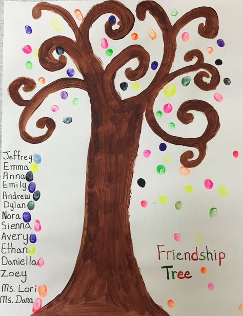 Friendship Tree, Pa Day, Preschool Craft, Thumb Prints, My Class, New School Year, All About Me!, Preschool Crafts, School Year