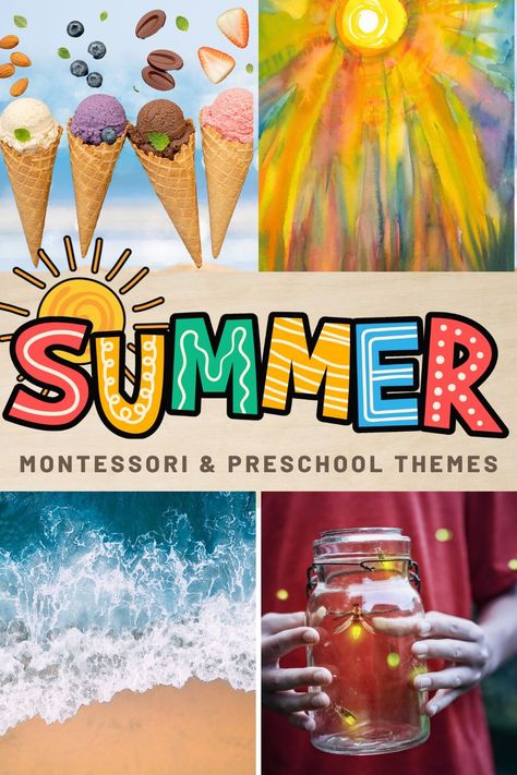 Preschool Themes for Summer Summer Themes For Daycare, Camping Dramatic Play, Preschool Summer Camp, Jesus Music, Dramatic Play Area, Summer Preschool, Montessori Classroom, Wheels On The Bus, Summer Music