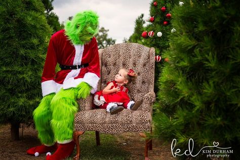 Photographer Stages Grinch-Themed Photo Shoot | POPSUGAR Family Christmas Photoshoot Ideas For Couples, Couples Christmas Photoshoot, Photoshoot Ideas For Couples, Christmas Photoshoot Ideas, Holiday Photo Shoot, Christmas Mini Shoot, Couples Christmas, Holiday Photoshoot, Grinch Stole Christmas