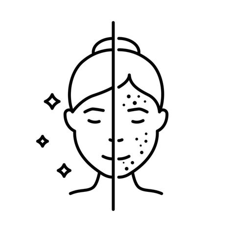 Face Bleaching Images, Skin Care Icon, Skincare Icon, Acne Logo, Skin Icon, Clean Skin Face, Cleaning Icons, Care Symbol, Skin Logo