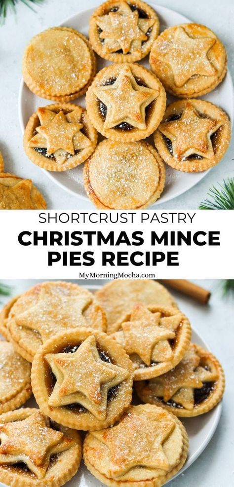 Here's how to make the best sweet shortcrust pastry perfect for mince pies. This recipe is quick, easy and so tasty. Pastry For Mince Pies, Shortcrust Pastry Recipe, Short Crust Pastry Recipes, Minced Pie, Mince Pie Pastry, Sweet Shortcrust Pastry Recipe, Mince Pies Recipe, Homemade Mince Pies, Fruit Mince Pies