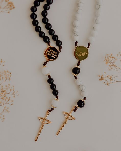 Where are my Catholic brides to be at?! 👰🏻‍♀️ Our bride & groom rosary set is a stunning addition to your wedding detail shots. 💍AND it you can gift the groom rosary to your hubby!! 😙 Add this rosary set to your registry or shop at abundantlyyours.org 🎁 — Drop a “🙋‍♀️“ if you are currently planning your wedding!! Wedding Detail Shots, Catholic Wedding, African Clothing Styles, Catholic Gifts, Detail Shots, The Groom, Clothing Styles, Plan Your Wedding, African Clothing