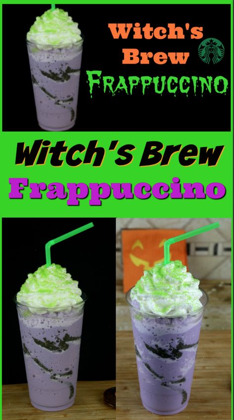 Halloween Frappe Ideas, Halloween Coffee Drink Ideas, Halloween Starbucks Drinks Recipes, Halloween Themed Coffee Drinks, Halloween Coffee Recipes, Starbucks Recipes Halloween, Halloween Frappe, Halloween Coffee Drinks, October Drinks