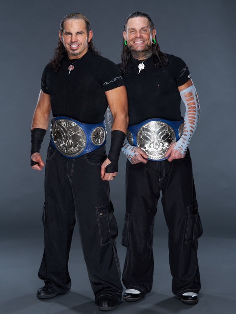 New Smackdown Tag Team Champion Matt & Jeff Hardy April 9, 2019 Jeff Hardy Willow, Wrestling Rules, Wwe Jeff Hardy, Hardy Brothers, Wrestlemania 29, The Hardy Boyz, Wwe Tag Teams, Wwe Tna, Wrestling Stars