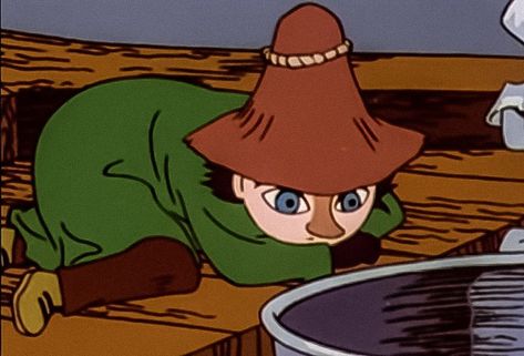 Moomins Joxter, Snufkin Icon, Joxter Moomin, Moomin Family, Moomin Cartoon, Silly Hats, Moomin Valley, Tove Jansson, 90s Cartoons