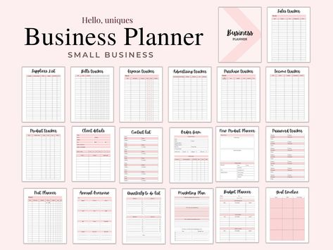 Business Planner Small Business Small Business Planner Printable Digital Download PDF Business Plan Business Overview Statis - Etsy Canada wellnessplanner #businesstips #digital #tripplanner. Monthly Business Tracker, Business Planning Binder, Business Tracker Free Printables, Small Business Planner Free Printables, Small Business Set Up, Free Business Printables, Business Planner Organization, Feminine Advice, Business Planner Printables