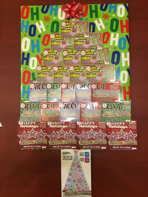 Hoosier Lottery scratch-off ticket advent calendar