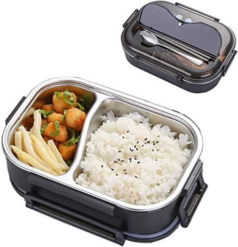 Bento Box For Adults, Thermal Lunch Box, Lunch Box Containers, Steel Lunch Box, Stainless Steel Lunch Box, Bento Boxes, Silicone Ring, Lunch Containers, Food To Go