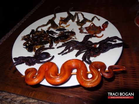 Fried Snake Kenab Spiders And Snakes, Shaped Food, Bizarre Foods, Food Props, Weird Food, A Snake, Being Ugly, A Couple, Meat