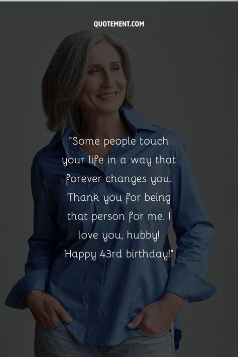 Turning 43 is not just about the candles on the cake but about embracing the incredible journey behind and the exciting adventures ahead.

Let’s dive into the art of wishing someone a happy 43rd birthday, making this special day as extraordinary as the person it honors! Happy 43rd Birthday Wishes, Happy 43rd Birthday, 43rd Birthday, The Incredible Journey, Birthday Wishes, The Journey, Special Day, Turning, The Incredibles