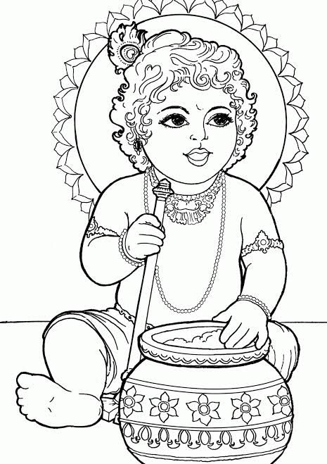 https://encrypted-tbn0.gstatic.com/images?q=tbn:ANd9GcQHoPvN2DLbDT3vuiNxENPXakLPj1fghU6kXA&usqp=CAU Krishna Coloring Pages, Pencil Drawing Pictures, Krishna Drawing, Tanjore Painting, Indian Art Paintings, Outline Drawings, Mandala Design Art, Drawing Images, Art Drawings For Kids