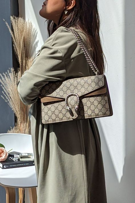 Embrace the mystique of the Gucci Dionysus Small in Canvas. Adorned with captivating silver hardware, this trending bag is a style odyssey that enriches every ensemble. Make it your go-to for #ChicOutfits and become a trendsetter this season. 🌟👜 Gucci Dionysus Small, Gucci Dionysus, Silver Hardware, Gucci Bag, Gucci, Instagram Photos, Canvas