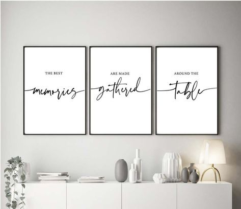 Guest Room Sign, Be Our Guest Sign, Art Above Bed, Guest Room Decor, Set Of 3 Prints, Office Wall Art, Kitchen Wall Decor, Office Wall Decor, Bedroom Wall Art