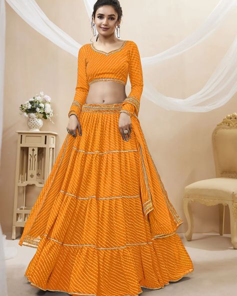 👉Yellow Color Georgette Fabric Lehenga 👉For More Details WhatsApp : +919978885114 👉www.fabdealvilla.com 👉COD Available 👉Free Shipping 👉Wholesale Rate 👉Quality Guaranteed Colorful Lehenga, Lehenga Yellow, Lehenga Choli Designs, Georgette Lehenga, Yellow Lehenga, Georgette Dupatta, Indian Party Wear, Casual Saree, Dress Indian