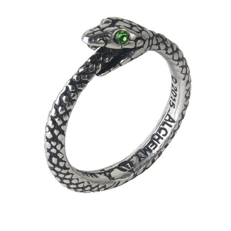 Alchemy Gothic The Sophia Serpent Ring Hemlock Grove Alchemy Gothic Jewelry, Cold Beauty, The Ouroboros, Gothic Engagement Ring, Alchemy Gothic, Serpent Ring, Black Gold Jewelry, Gothic Metal, Snake Jewelry