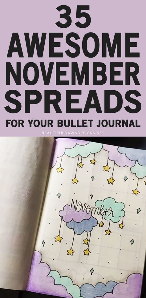 Title Page Ideas Schools, Log Book Cover Ideas, November Bullet Journal Cover Easy, November Journal Cover, November Journal Ideas, Journaling Cover, November Cover Page, November Cover Page Bullet Journal, Title Page Ideas