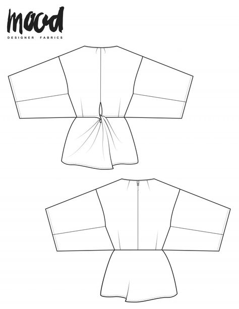 The Wisteria Shirt - Free Sewing Pattern - Mood Sewciety