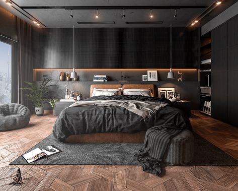 Black Bedroom Design, Bedroom Interior Design Luxury, Classy Bedroom, Modern Luxury Bedroom, Luxury Bedroom Design, Luxury Bedroom Master, غرفة ملابس, Modern Bedroom Design, Room Design Bedroom