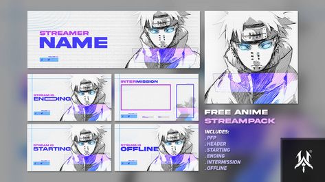 The post Anime Design Free Twitch Stream Pack PSD Template appeared first on PsFiles. Today, we have neat anime twitch gaming channel stream pack is a simple yet useful fully layered PSD resource that zMagnus Visuals decided to release and share with the freebie community. Happy downloading! File Info: Category: Streaming PSD Mode: RGB File Size: 1 MB Download file type: Zip file License: Free for personal and commercial […] The post Anime Design Free Twitch Stream Pack PSD Template appear Template Anime, Streaming Anime, Free Banner, Stream Overlay, Game Logo Design, Free Overlays, Twitch Stream, Logo Psd, Anime Design