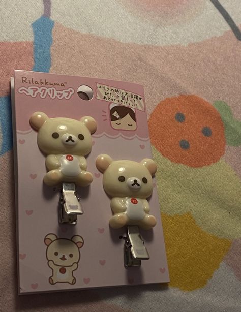 Rilakkuma Diy Crafts, Rilakkuma Plushie, Kawaii Accessories, Hello Kitty Items, Birthday Wishlist, Cute Little Things, Rilakkuma, Cute Jewelry, Kitsch