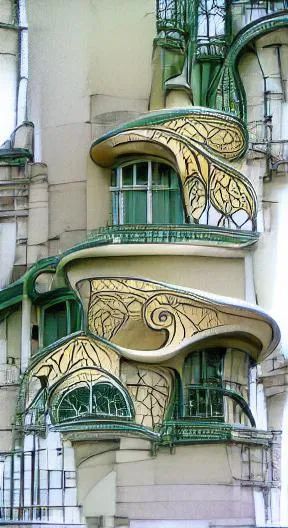 Balcony Designs, Gaudi Architecture, Unusual Buildings, Art Nouveau Architecture, Amazing Buildings, Unique Buildings, Art Nouveau Design, Unique Architecture, Balcony Design