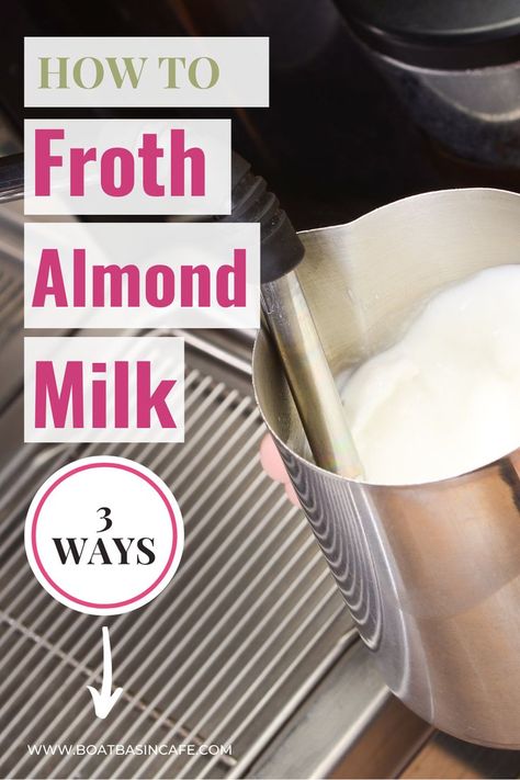 Diy Almond Milk Creamer, Milk Frother Recipes, Frother Recipes, Almond Milk Drinks, Almond Milk At Home, Diy Almond Milk, Almond Milk Creamer, Best Coffee Creamer, Almond Creamer