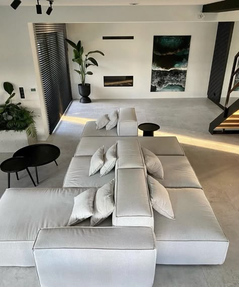 Minimalist Furniture Design, Sofa Layout, Modern Living Room Interior, Living Room Minimalist, Corner Sofa Design, Luxury Furniture Living Room, Room Minimalist, Modul Sofa, Living Room Sofa Design