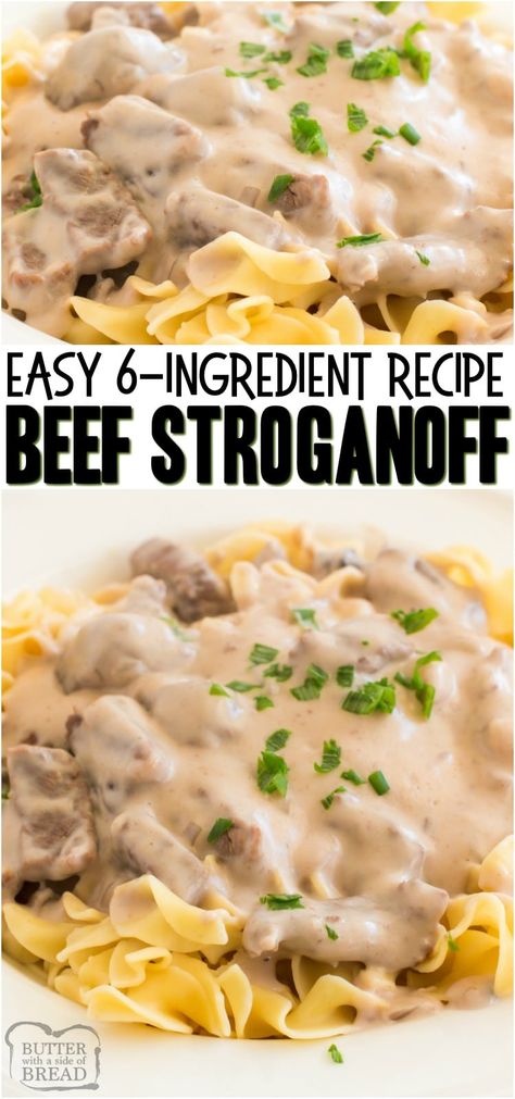 Stroganoff Beef, Beef Stroganoff Crockpot, Beef Stroganoff Easy, Delicious Family Dinners, Slow Cooker Beef Stroganoff, Diner Recept, Stroganoff Recipe, Family Dinner Recipes, Beef Stroganoff