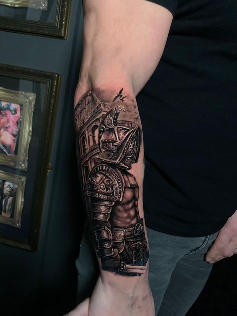 A sensational Roman Mythology Warrior Tattoo by Stefan Petrindean. Limited availability at Salvation Tattoo Studio. #romanmythologytattoo #blackandgreytattoo #tattoo #tattoos #greekmythologytattoo #mythologytattoo #realistictattoo #tattooing #tattoosleeve #tattooart #blackandwhitetattoo #romanmythology #blackandgrey ##statuetattoo #statuetattoos #tatted #armtattoo #blackandgraytattoo #realistic ##mythology #romansoldier #romanwarrior #roman #tattooideasformen #tattooinspiration Mens Roman Tattoo, Roman Leg Tattoo, Roman Empire Tattoo Ideas, Roman Forearm Tattoo, Ancient Rome Tattoo Ideas, Roman Empire Tattoo Sleeve, Roman Gods Tattoo, Roman Tattoo Sleeve, Roman Sleeve Tattoo