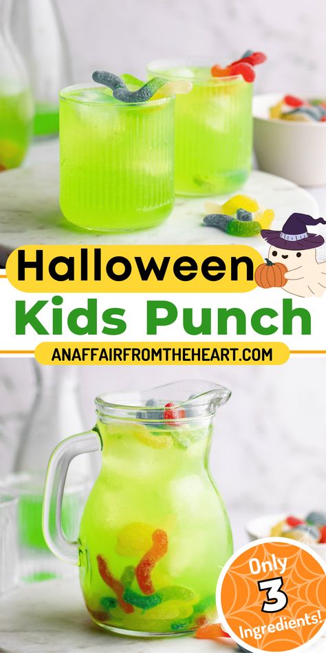 Dye Free Halloween Punch, Halloween Party Beverages, Halloween Snack Craft, Halloween Meal For Kids, Spooky Halloween Food For Kids, Halloween Juice Ideas, Witches Brew Kids Punch, Healthy Punch Recipe For Kids, Edible Glitter Drinks For Kids