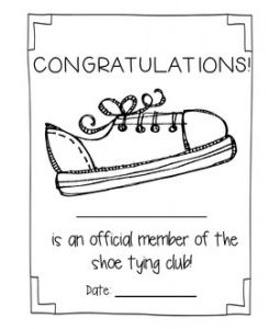 Shoe Tying Awards - I hate tying shoes! Tie Shoes Kids, Learn To Tie Shoes, Shoe Tying, Prek Ideas, Self Help Skills, Skill Building, Living Skills, Pediatric Therapy, Kindergarten Fun