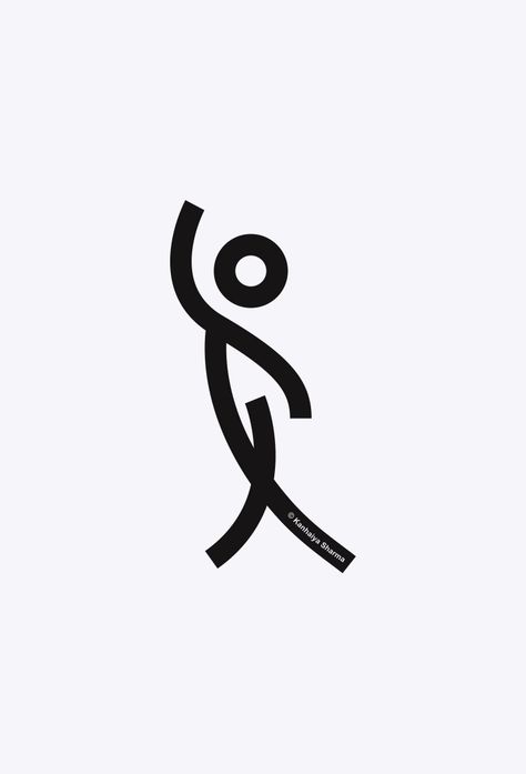 Dance logo - Symmetry Gesture by Kanhaiya Sharma  #dance #dancer #gym #human #logo #logomark Dancer Logo Design, Dance Logo Design Creative, Dance Logo Ideas, Dance Symbols, Dance Logo Design, Dance Logos, Dance Typography, Physio Logo, Logo Design Dance