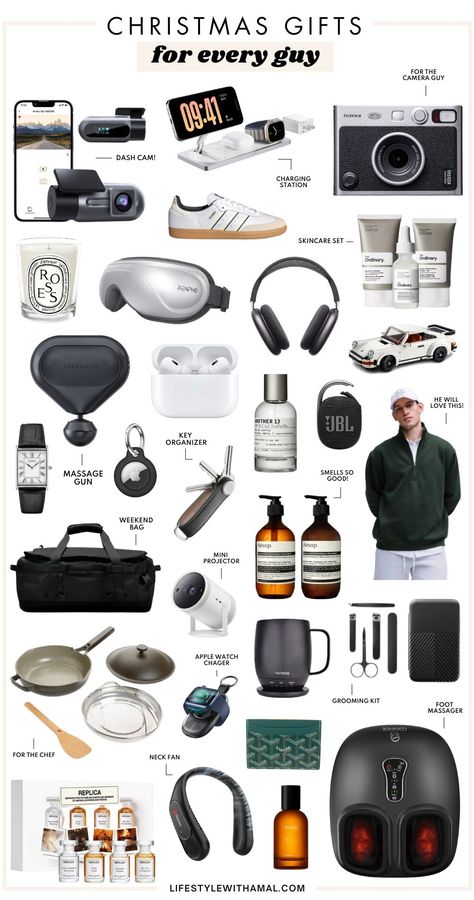 37 Christmas Gifts For Him: Unique Gifts For Every Man (2024) Good Gift For Boyfriend, Christmas Stockings Ideas For Boyfriend, Simple Xmas Gifts, Things I Look For In A Guy List, What To Buy Your Dad For Christmas, Ideas For Dads Christmas Present, Boy Christmas Gifts Boyfriends, Gifts Boyfriend Christmas, Gift Sets For Men Ideas