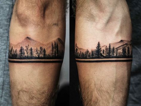 Tattoos Arm Mann, Natur Tattoo Arm, Leg Band Tattoos, Wrist Band Tattoo, Band Tattoos For Men, Nature Tattoo Sleeve, Forearm Band Tattoos, Armband Tattoo Design, Forarm Tattoos