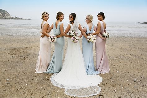 Ghost Bridesmaid Dresses Country Cornish Pastel Beach Wedding http://www.slr-weddingphotography.co.uk/ Pastel Beach Wedding, Ghost Bridesmaid Dress, Light Bridesmaid Dresses, Pastel Bridesmaids, Beach Wedding Bridesmaid Dresses, Beach Bridesmaids, Pastel Bridesmaid Dresses, Beach Wedding Bridesmaids, Wedding Dresses Videos