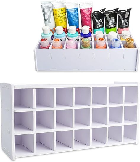 Craft Hutch, Corner Inspiration, Clean Quickly, Paint Bottles, 4h Ideas, Paint Organization, Craft Supply Storage, Organize Craft Supplies, Acrylic Tube