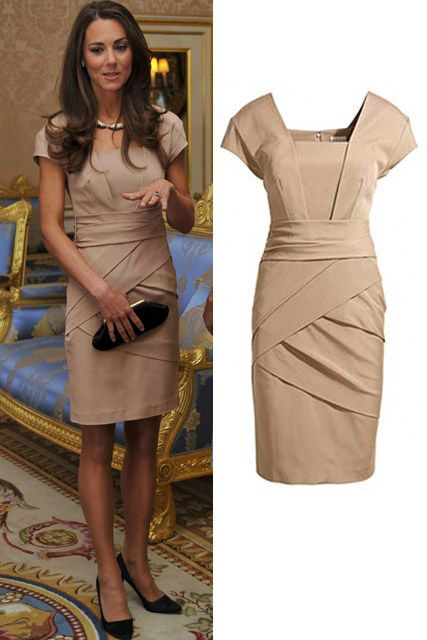 Kate Middleton Style Dresses, Moda Kate Middleton, Kate Middleton Stil, Looks Kate Middleton, Kate Middleton Dress, Kate Dress, Middleton Style, Beige Dress, Kate Middleton Style