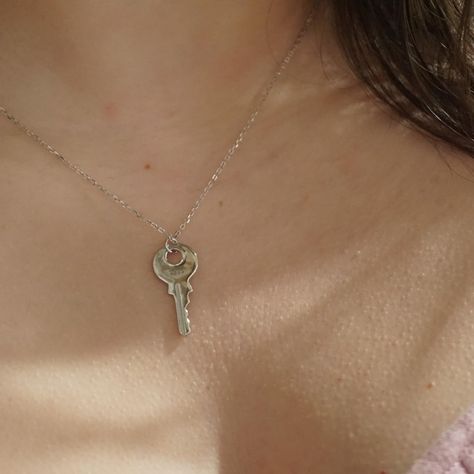 -925 Sterling Silver -Does Not Tarnish -Comes With Duster Bag Key Pendant Necklace, Heart Locket Necklace, Key Necklace, Key Pendant, Heart Locket, Locket Necklace, Locket, Womens Jewelry Necklace, Jewelry Accessories