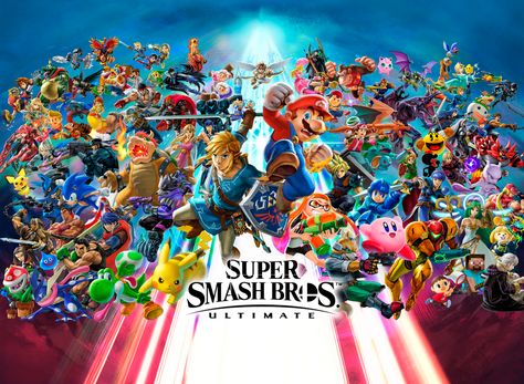 Super Smash Ultimate, Smash Bros Funny, Super Smash Bros Videos, Nintendo Super Smash Bros, Business Portrait Photography, Donkey Kong Country, Nintendo Sega, Video Game Posters, Pokemon Party