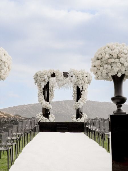 Stunning Outdoor Wedding with Lush Floral Acrylic Gazebo and Luxury Black and White Decor |
#luxuryoutdoorreception #outdoorweddinginspo #acrylicgazebo #weddinggazebo #luxuryweddingdesign #blackandwhitereception #luxuryweddingdecor #outdoorweddingideas #ceremonyseating #ceremonydecor Black And White Wedding Venue Ideas, Outdoor Modern Wedding, Black Tie Wedding Ceremony Decor, Black And White Wedding Beach, Outdoor Wedding Decorations Ceremony, Black And White Wedding Ceremony Decor, Black And White Wedding Decor Elegant, Black White And Champagne Wedding, Black And White Outdoor Wedding