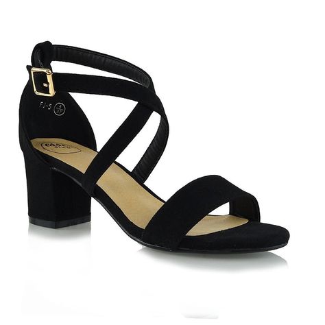 Women's Shoes, Sandals, Heeled Sandals, Womens Low Heels Strappy Block Heel Ankle Strap Evening Sandals - Black Faux Suede - CF1852D024M  #fashion #style #womenshoes #Sandals #fashionwomen #shopping #Heeled Sandals Evening Shoes Low Heel, Graduation Shoes, Womens Strappy Sandals, Trendy Block Heels, Heels Strappy, Womens Low Heels, Strappy Block Heels, Sandals Outfit, Evening Sandals