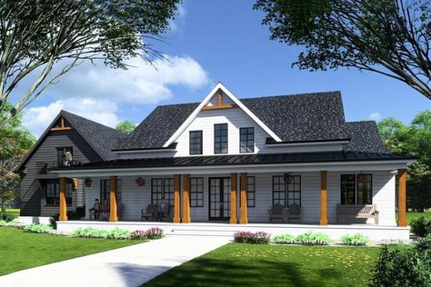 Small House Big Kitchen Floor Plans, House Plans With Large Front Porch, U Shaped Kitchen With Island Floorplan, House Plans With Bedrooms On Same Side, One Story Homes With Porch, House Plans With Large Pantry, Best House Plans Layout Open Floor, 2600 Sq Ft House Plans Open, House Plans With Side Garage