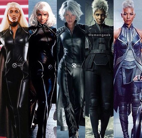 Storm Marvel Costume, Storm Superhero Costume, Marvel Storm Costume, Black Female Marvel Characters, Diy Storm Costume Xmen, Storm Halloween Costume Xmen, Storm And Wolverine Costume, X Men Costumes Women, Storm Costume Black Women