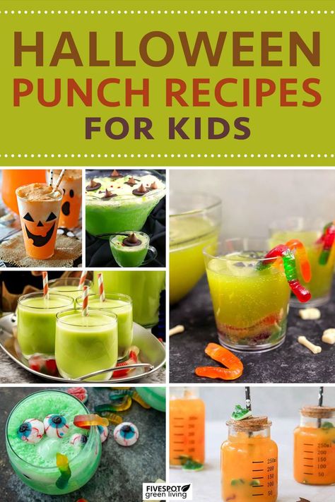 Halloween Punch Recipes for Kids Eyeball Punch, Zombie Punch, Halloween Punch Bowl, Green Punch Recipes, Halloween Punch For Kids, Fall Punch Recipes, Fall Punch, Punch Halloween, Punch Recipes For Kids