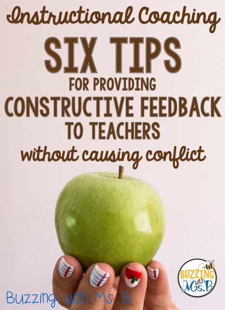 As an instructional coach, it's important to provide quality feedback to teachers. But how can you communicate your feedback without putting people on the defensive? When you're communicating feedback to teachers, whether it's part of a coaching cycle or just a classroom visit, it's important to consider these six tips. Provide constructive feedback to support your teachers and students! #instructionalcoach Instructional Coaching Questions, Feedback To Teachers, Instructional Facilitator, Instructional Coaching Tools, Instructional Leadership, Literacy Coach, Teacher Leadership, Constructive Feedback, Teacher Development