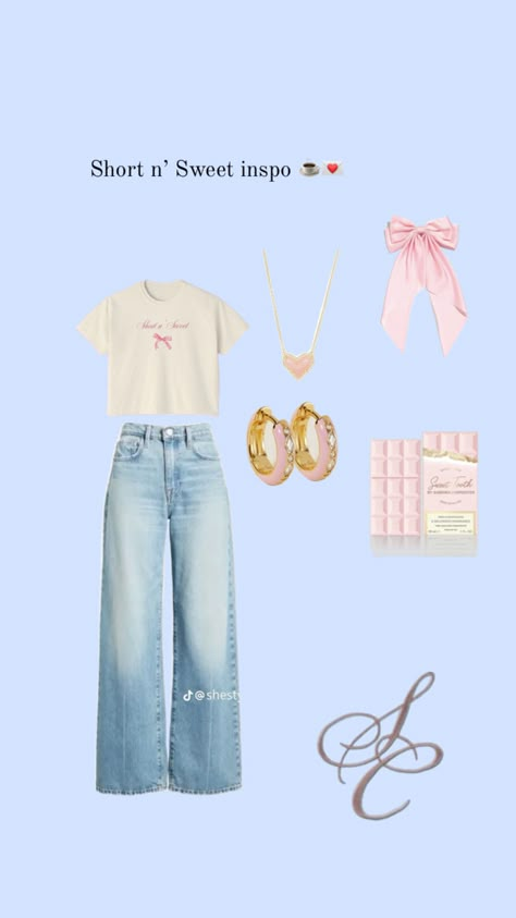 Short n’ Sweet outfits inspiration ☕️ #sabrinacarpenter #shortnsweetsabrinacarpenter Sweet Outfits, Sabrina Carpenter Style, Sabrina Carpenter Outfits, Preppy Summer Outfits, Outfit Collage, Concert Fits, Girl Meets World, Preppy Summer, Girl Next Door