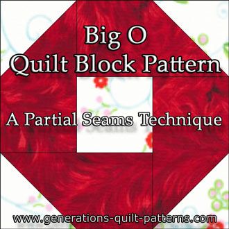 The Big O quilt block tutorial Beginner Quilt Tutorial, Lap Quilt Patterns, Big Block Quilts, Big O, Quilt Block Patterns Free, Applique Quilt Patterns, Quilting Frames, Childrens Quilts, Pretty Quilt